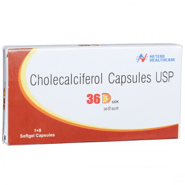 36 D 60 K Softgel Capsule (8 Cap)