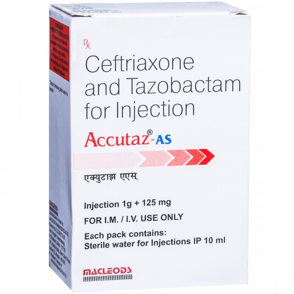 Accutaz AS 1 g + 125 mg Injection Accutaz AS 1 g + 125 mg Injection