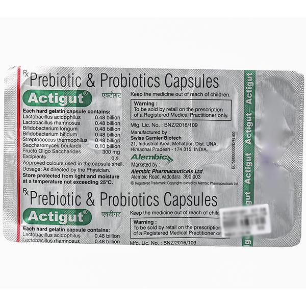 Actigut Capsule (10 Cap) Actigut Capsule (10 Cap)