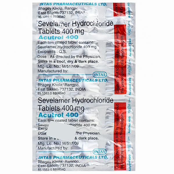 Acutrol 400 mg Tablet (15 Tab) Acutrol 400 mg Tablet (15 Tab)