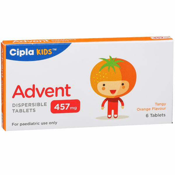 Advent 457 MG Dispersible Tablet (6 Tab)