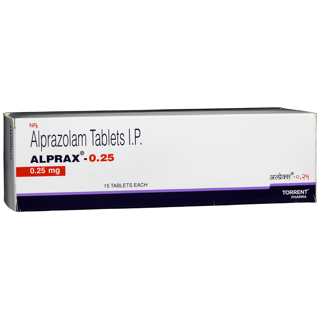 Alprax 0.25 mg Tablet (15 Tab)