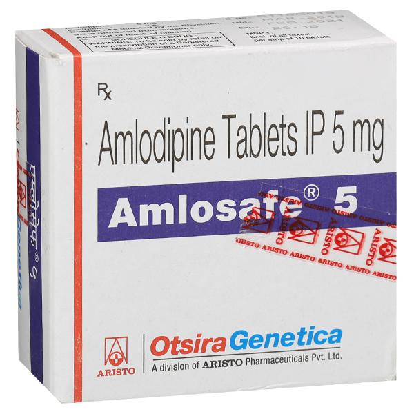 Amlosafe 5 mg Tablet (10 Tab) Amlosafe 5 mg Tablet (10 Tab)