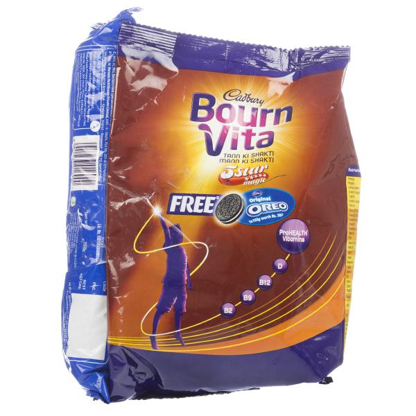 Buy Cadbury Bournvita 5 Star Magic Powder Refill (Free Oreo Biscuits ...