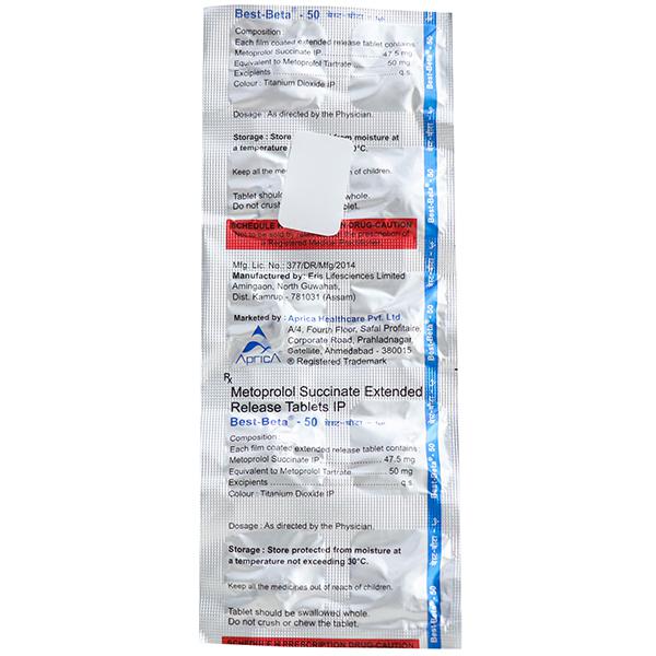 Best Beta 50 mg Tablet (10 Tab)