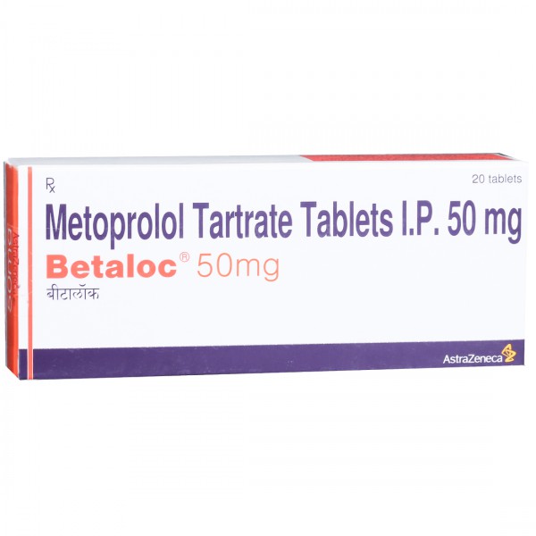 Betaloc 50 mg Tablet (20 Tab) Betaloc 50 mg Tablet (20 Tab)