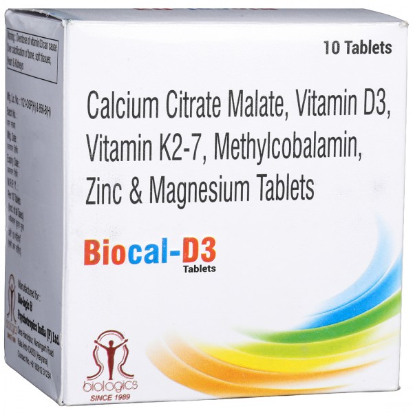 Biocal D3 10 Tablets Biocal D3 10 Tablets