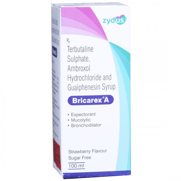Bricarex A Strawberry Flavour Sugar Free Syrup 100 ml Bricarex A Strawberry Flavour Sugar Free Syrup 100 ml