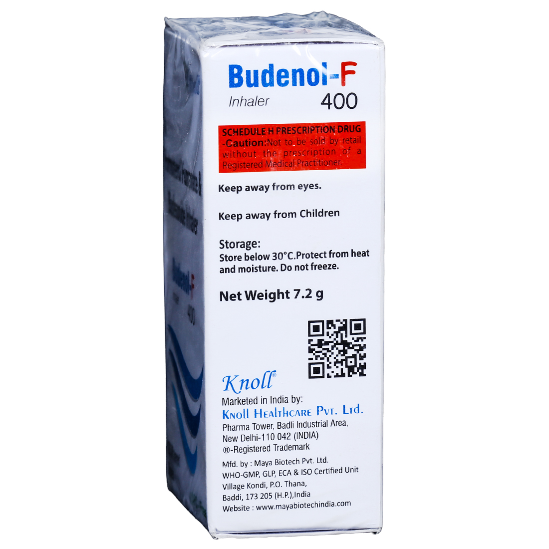 Budenol F 400 Inhaler 7.2 g (120 Metered Doses)