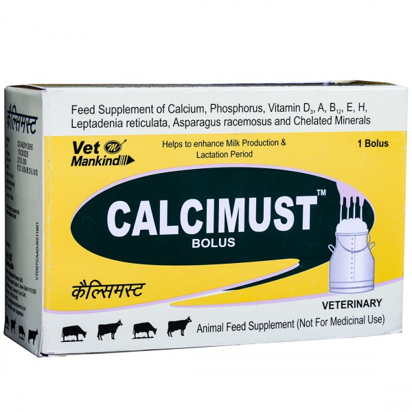 Calcimust Veterinary Bolus (1 Bolus)