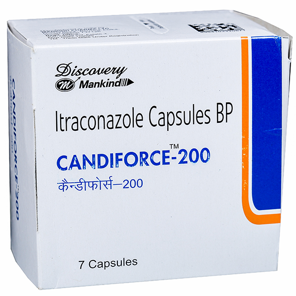 Candiforce 200 mg Capsule (7 Cap) Candiforce 200 mg Capsule (7 Cap)