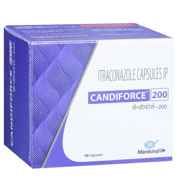 Candiforce 200 mg Capsule (10 Cap) Candiforce 200 mg Capsule (10 Cap)