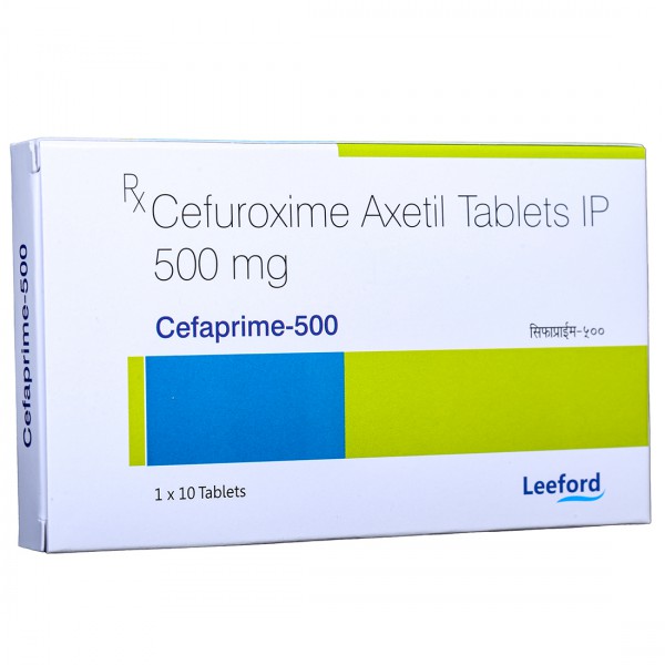 Cefaprime 500 mg Tablet (10 Tab)