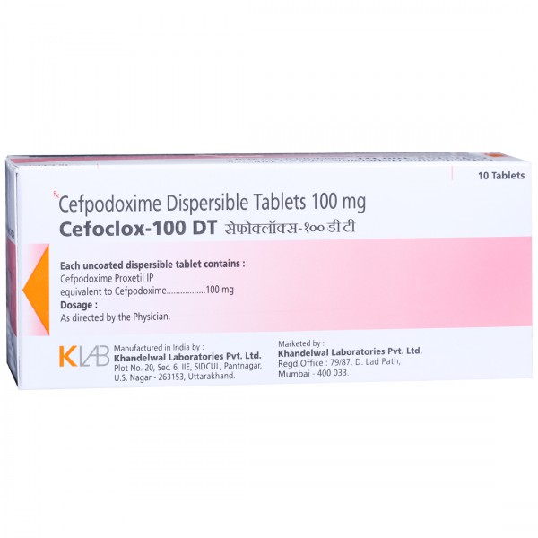 Cefoclox 100 DT Tablet (10 Tab) Cefoclox 100 DT Tablet (10 Tab)