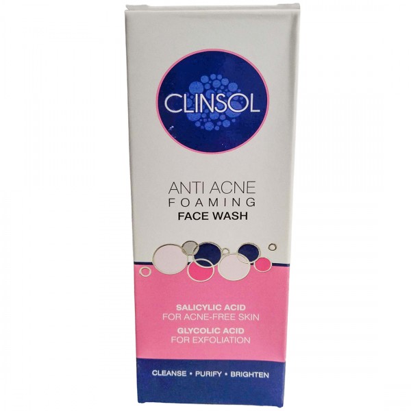Buy Clinsol Anti Acne Foaming Face Wash 60 ml Online at the Best Price ...