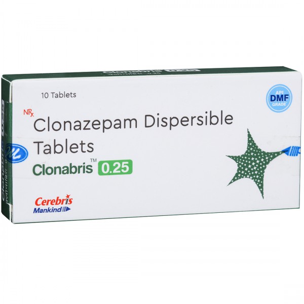 Clonabris 0.25 mg Tablet (10 Tab) Clonabris 0.25 mg Tablet (10 Tab)