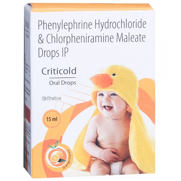 Criticold Orange Flavour Oral Drops 15 ml Criticold Orange Flavour Oral Drops 15 ml