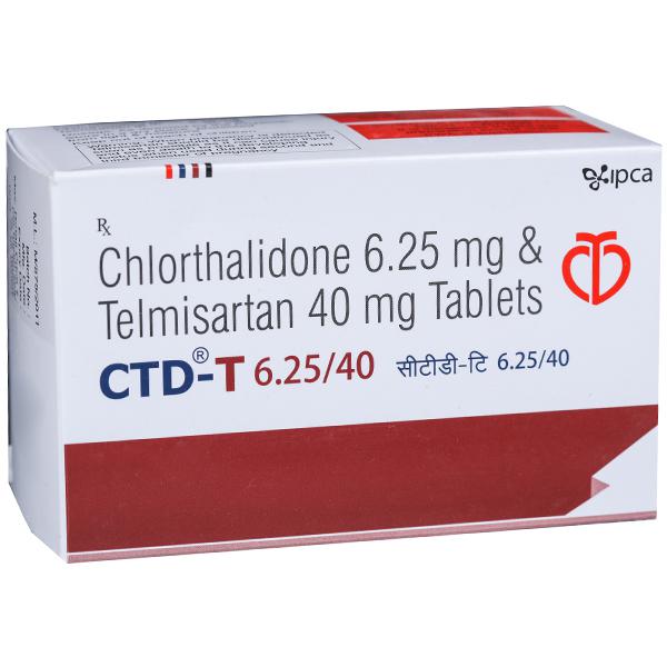 Ctd T 6.25/40 mg Tablet (15 Tab)