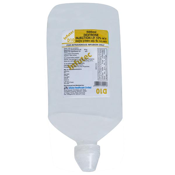 D10 (Infutec) Injection 500 ml (Plb) D10 (Infutec) Injection 500 ml (Plb)