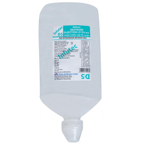 D 5 (Infutec) Injection 500 ml (Plb) D 5 (Infutec) Injection 500 ml (Plb)