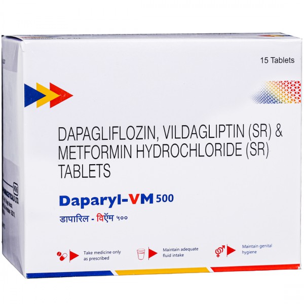 Daparyl VM 500 Tablet (15 Tab)