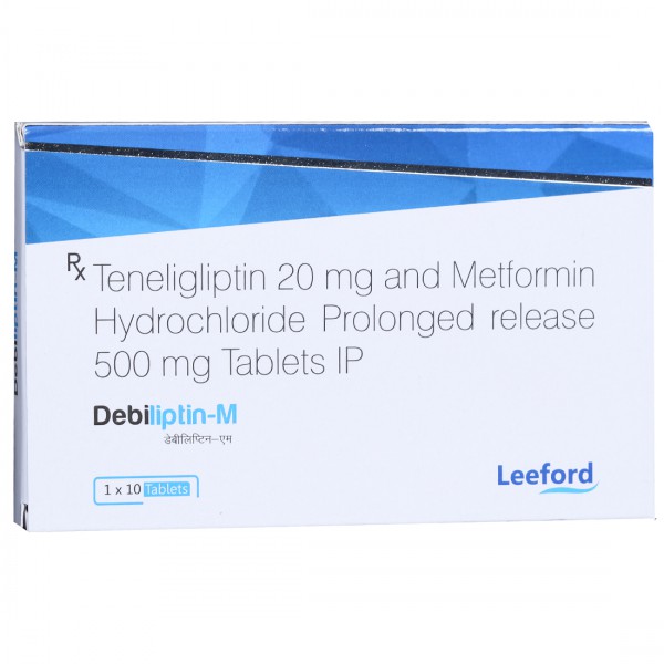 Debiliptin M 20 mg/500 mg Tablet (10 Tab) Debiliptin M 20 mg/500 mg Tablet (10 Tab)