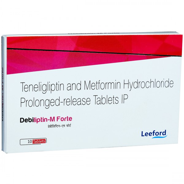 Debiliptin M Forte 20 mg/1000 mg Tablet (10 Tab)