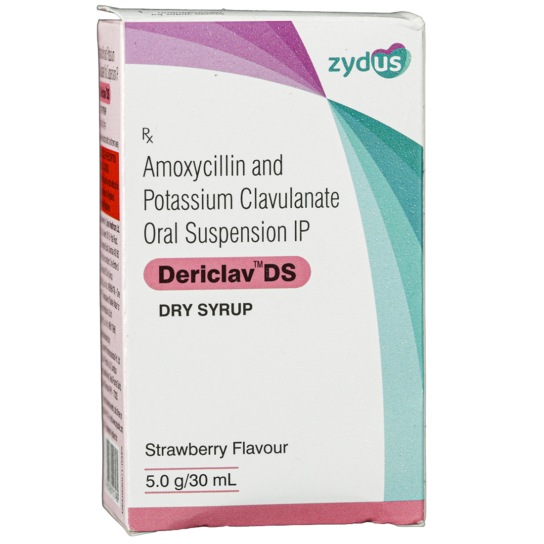 Dericlav DS Strawberry Flavour Dry Syrup 5 g/30 ml