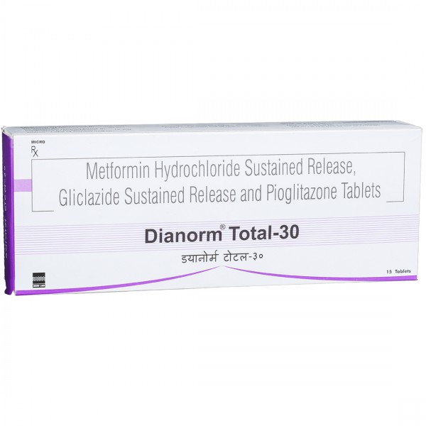 Dianorm Total 30 mg Tablet (10 Tab)