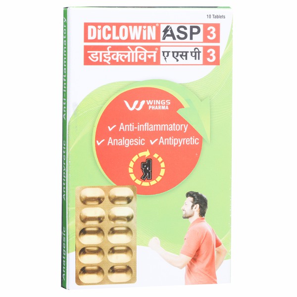 Diclowin Asp 3 Tablet (10 Tab)
