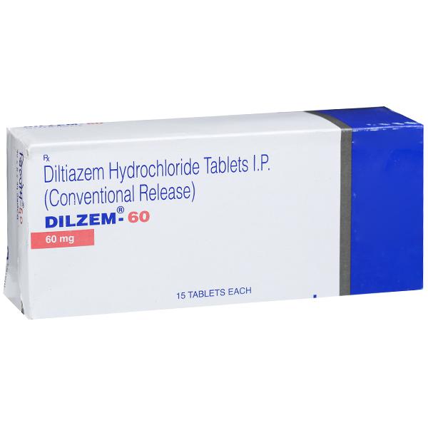 Dilzem 60 mg Tablet (15 Tab) Dilzem 60 mg Tablet (15 Tab)