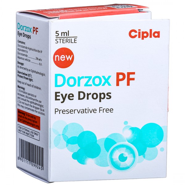 Dorzox PF Eye Drop 5 ml Dorzox PF Eye Drop 5 ml