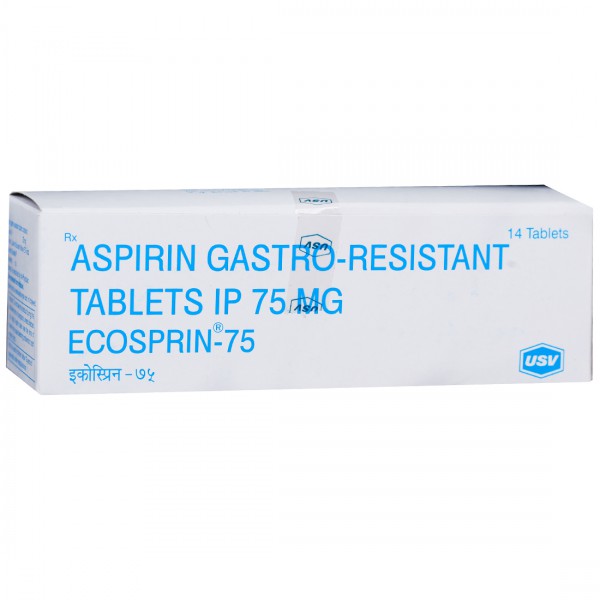 Ecosprin 75 mg Tablet (14 Tab)