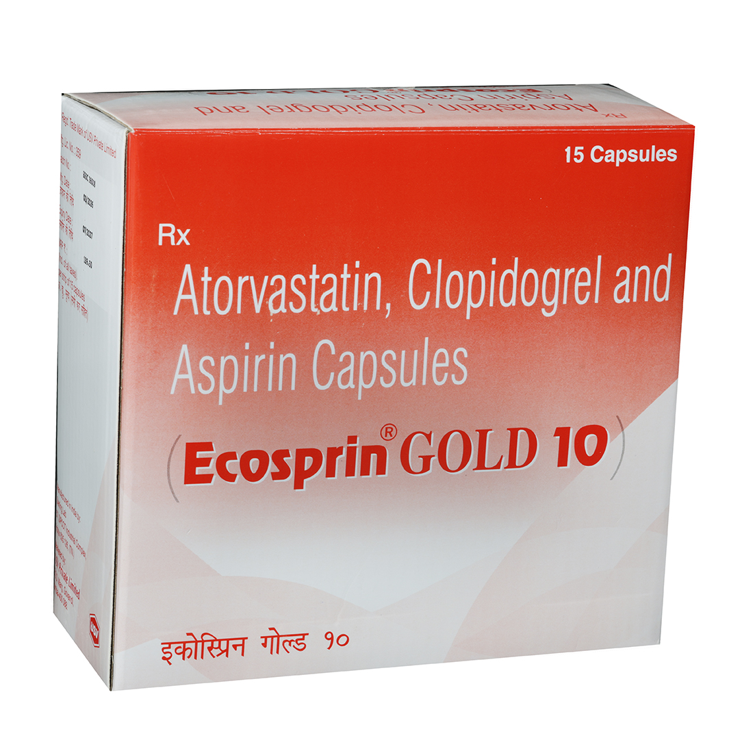 Ecosprin Gold 10 mg Capsule (15 Cap) Ecosprin Gold 10 mg Capsule (15 Cap)
