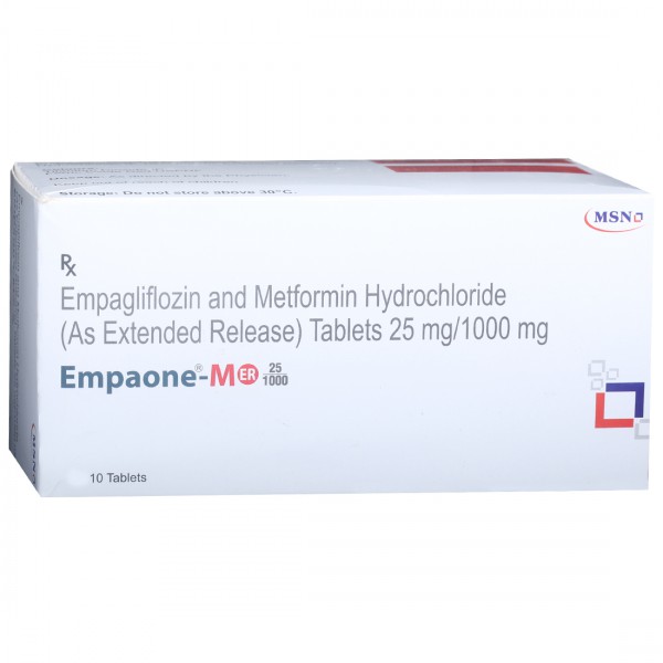 Empaone M ER 25/1000 Tablet (10 Tab)