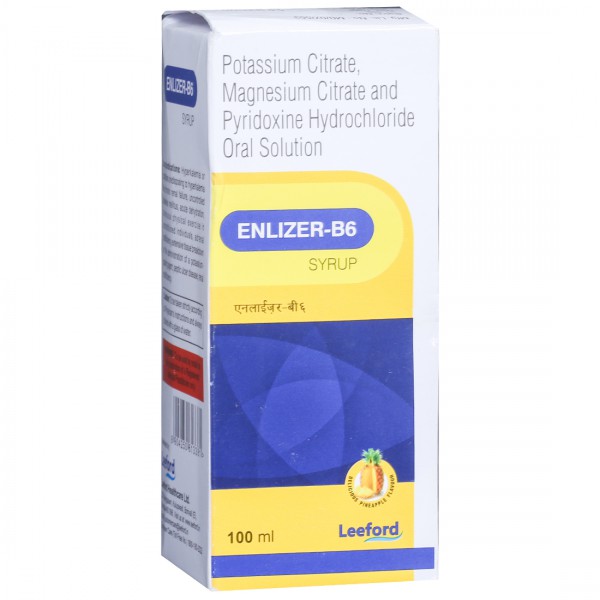 Enlizer B6 Delicious Pineapple Flavour Syrup 100 ml