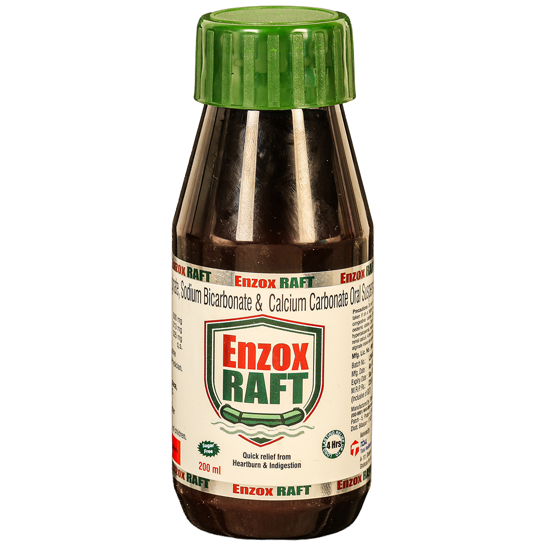 Enzox Raft Sugar Free Oral Suspension 200 ml