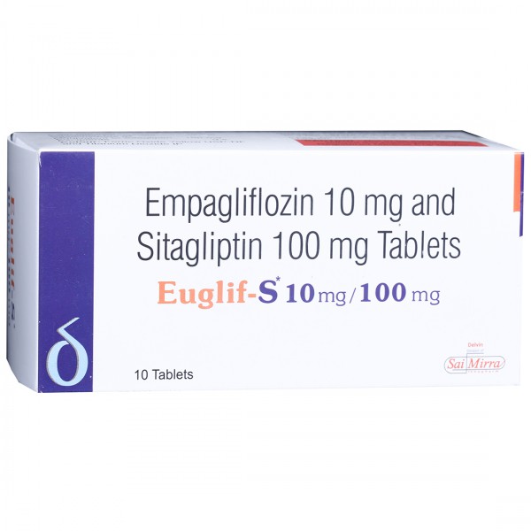 Euglif S 10/100 mg Tablet (10 Tab) Euglif S 10/100 mg Tablet (10 Tab)