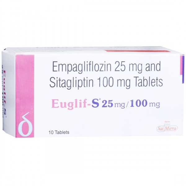 Euglif S 25/100 mg Tablet (10 Tab) Euglif S 25/100 mg Tablet (10 Tab)