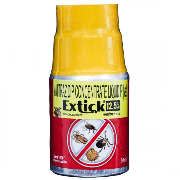 Extick 12.5% Dip Concentrate Veterinary Liquid 50 ml
