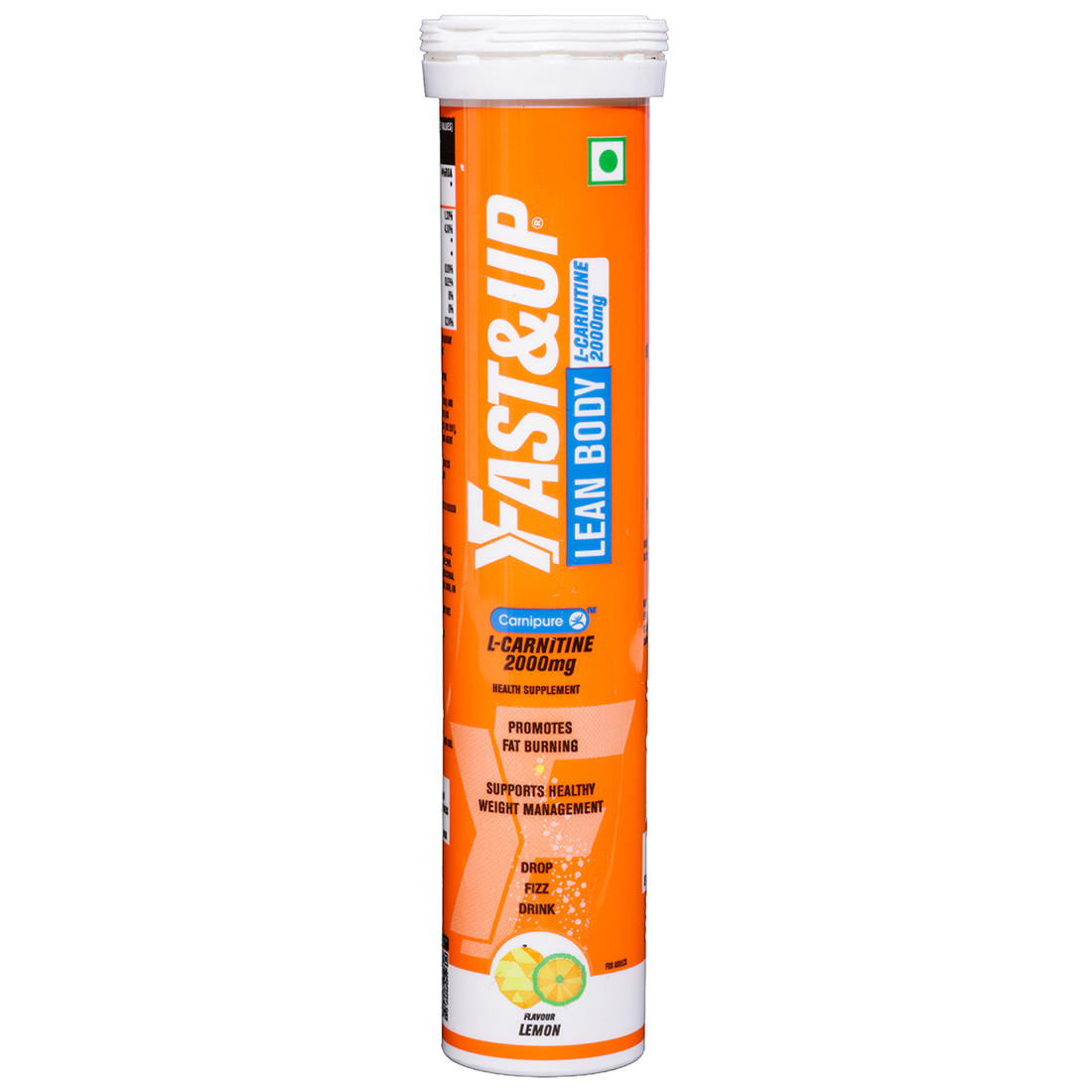 Buy Fast & Up Lean Body L-Carnitine 2000 mg Orange Flavour 20 Effervescent Tablets Online at the Best Price