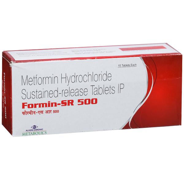 Formin SR 500 mg Tablet (15 Tab)
