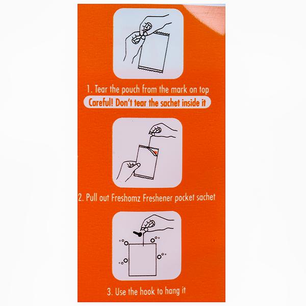 Freshomz Citrus Groove Air Freshener 10G (Pouch)