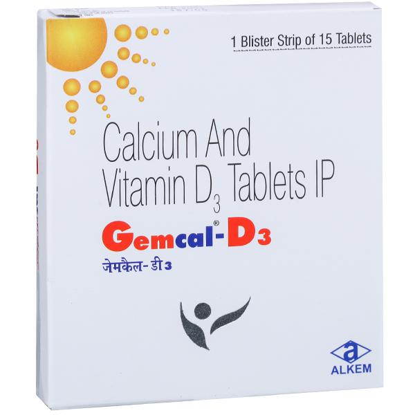Gemcal D3 Tablet (15 Tab)