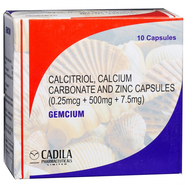 Gemcium Softgel Capsule (10 Cap) Gemcium Softgel Capsule (10 Cap)