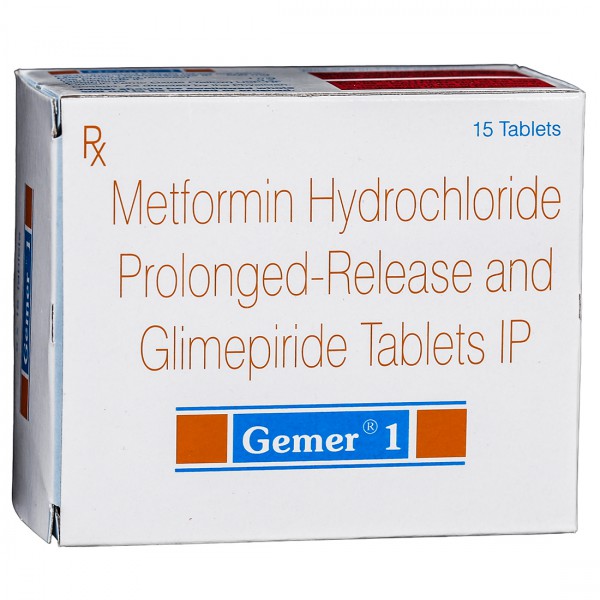 Gemer 1 mg Tablet (15 Tab) Gemer 1 mg Tablet (15 Tab)