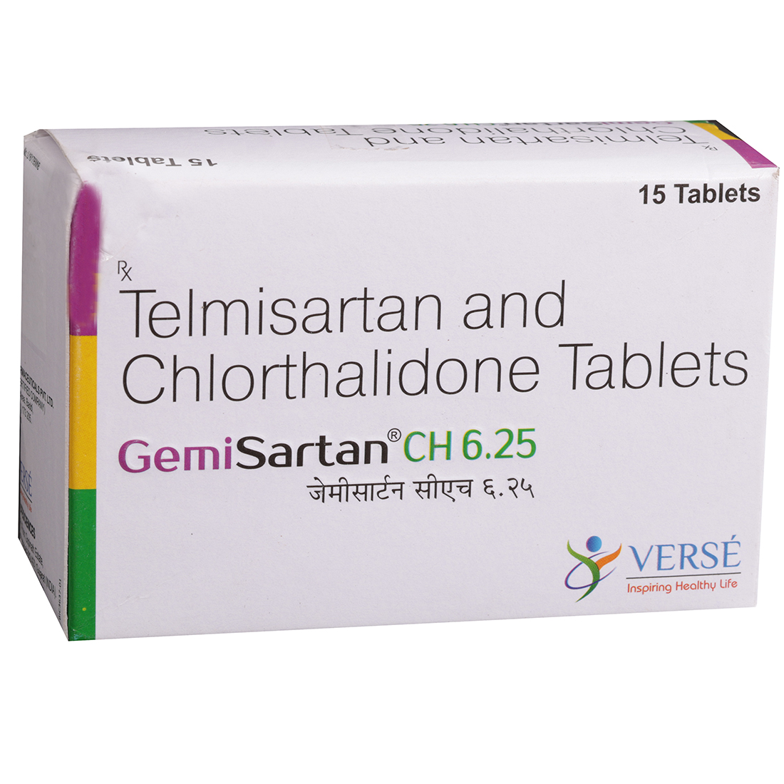 Gemisartan CH 6.25 Tablet (15 Tab) Gemisartan CH 6.25 Tablet (15 Tab)