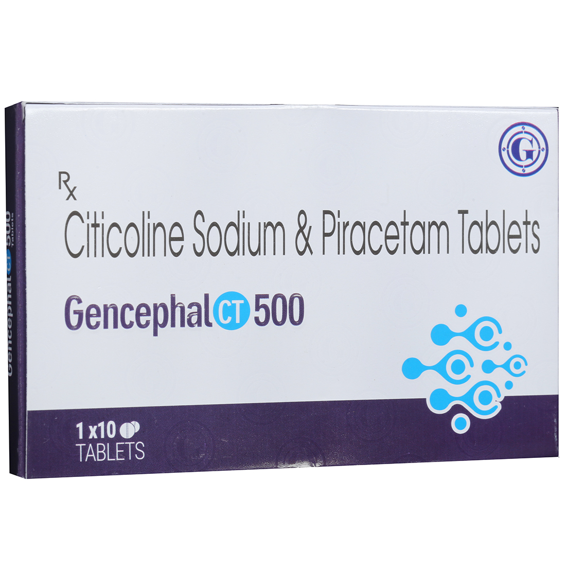 Gencephal CT 500 Tablet (10 Tab) Gencephal CT 500 Tablet (10 Tab)