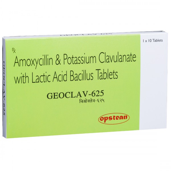 Geoclav 625 Tablet (10 Tab)