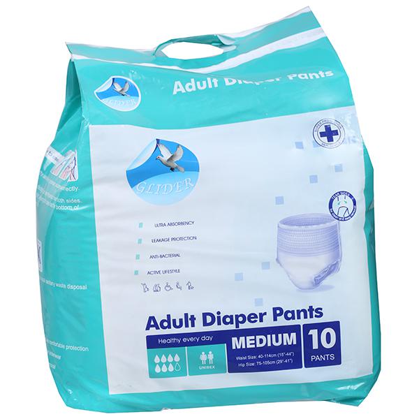 Buy Glider Unisex Adult Diaper Pants M (Pack Of 10) Online at the Best ...